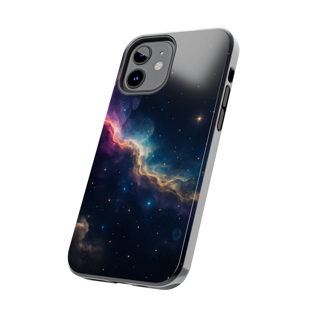 Galaxy Nebula Tough Phone Case — Space Starfield Protective Cover