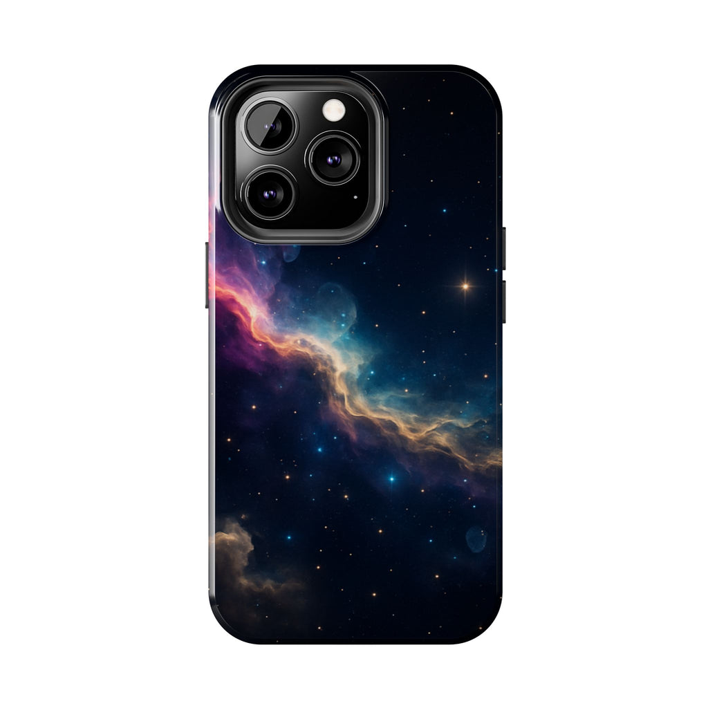 Galaxy Nebula Tough Phone Case — Space Starfield Protective Cover