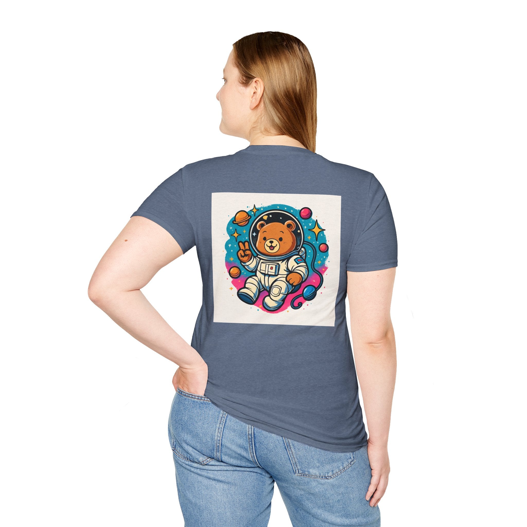 Astronaut Bear T-Shirt — Cute Space Bear Graphic Tee
