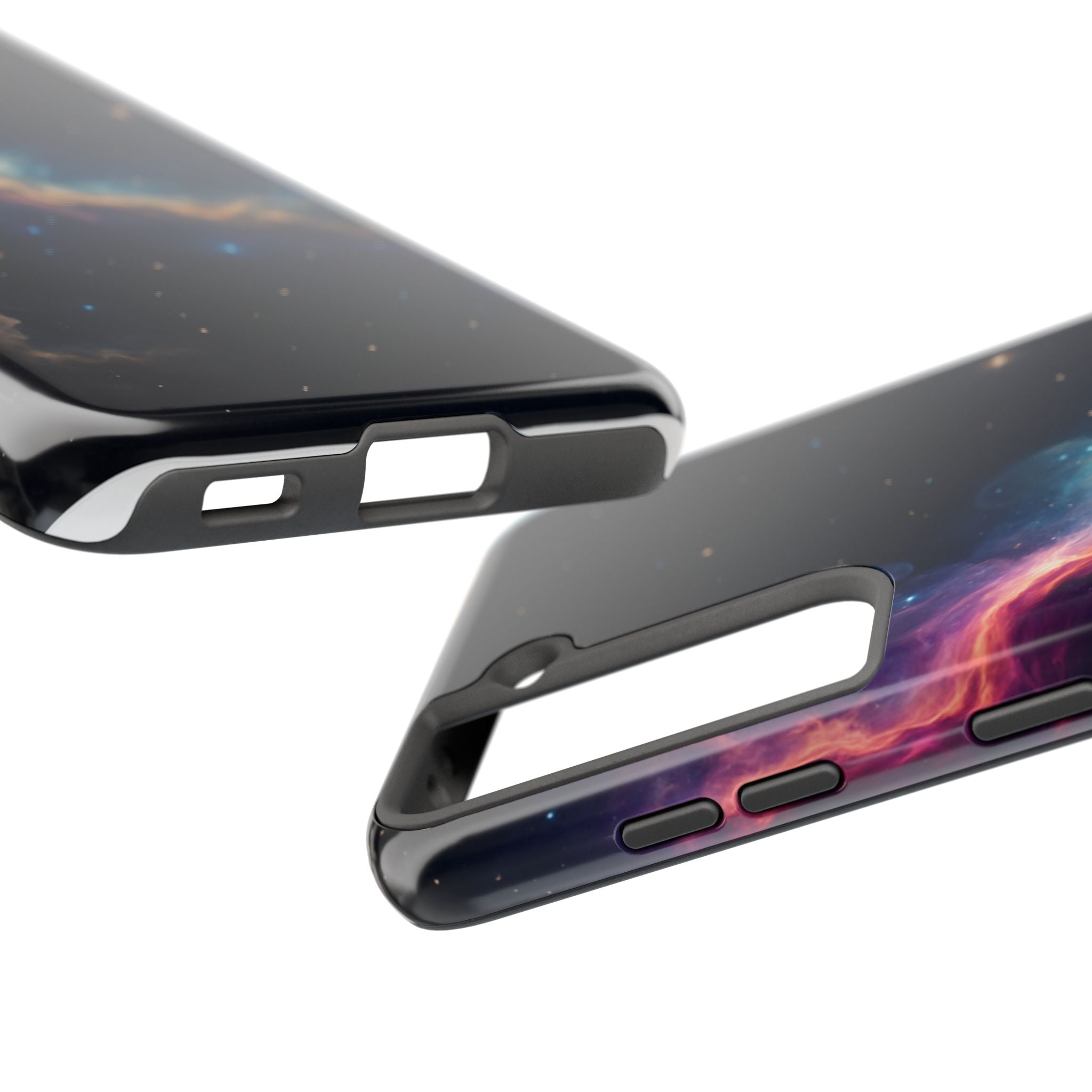 Galaxy Nebula Tough Phone Case — Space Starfield Protective Cover