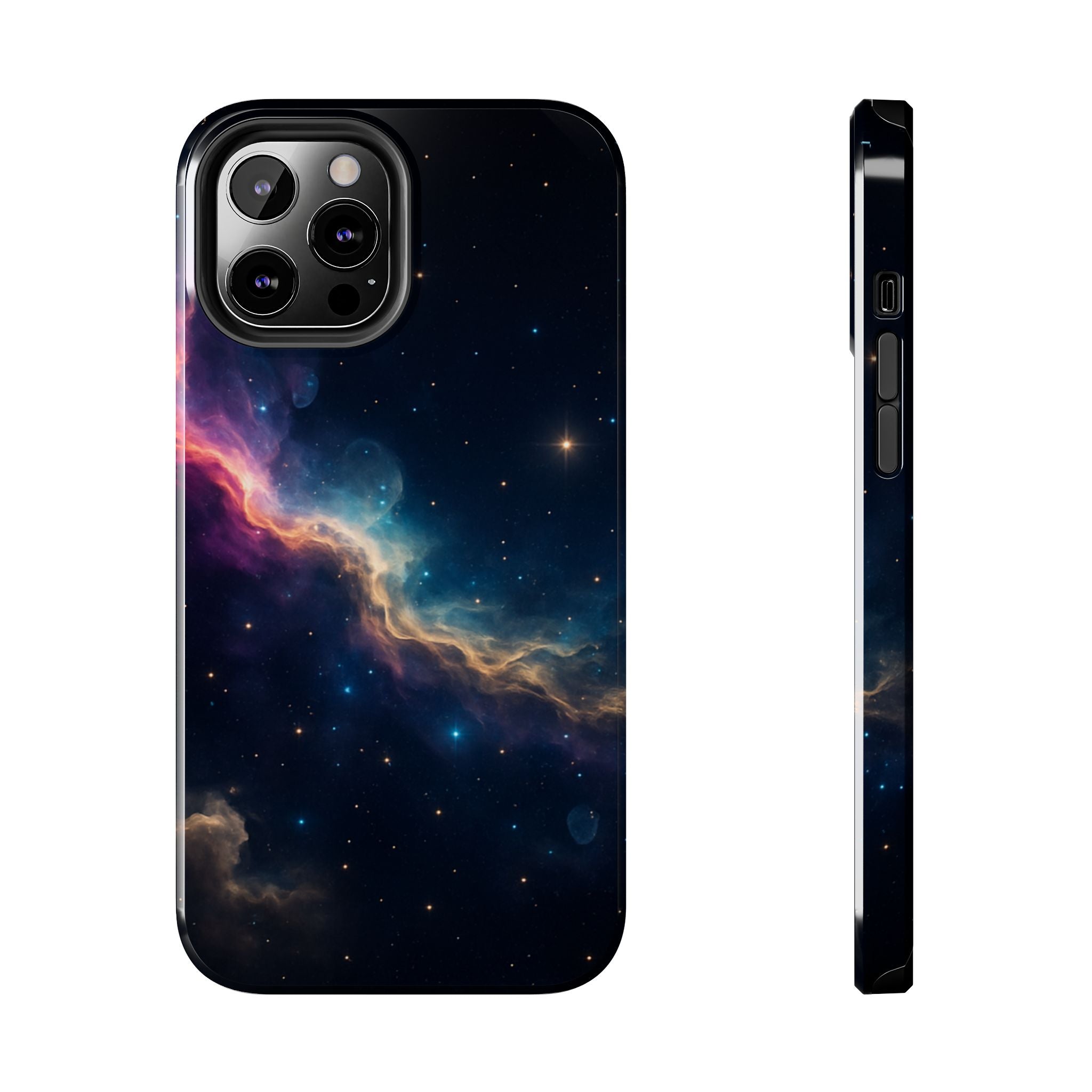 Galaxy Nebula Tough Phone Case — Space Starfield Protective Cover