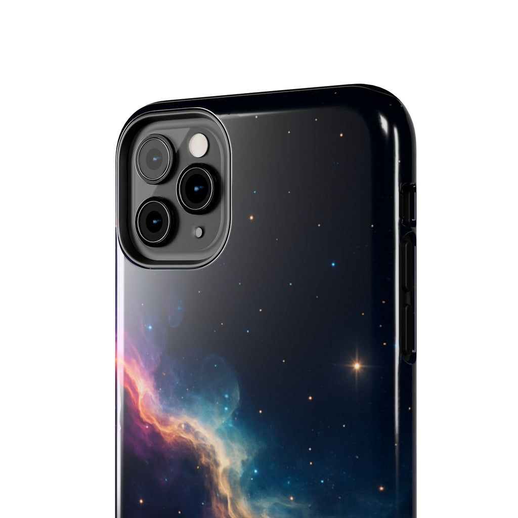 Galaxy Nebula Tough Phone Case — Space Starfield Protective Cover