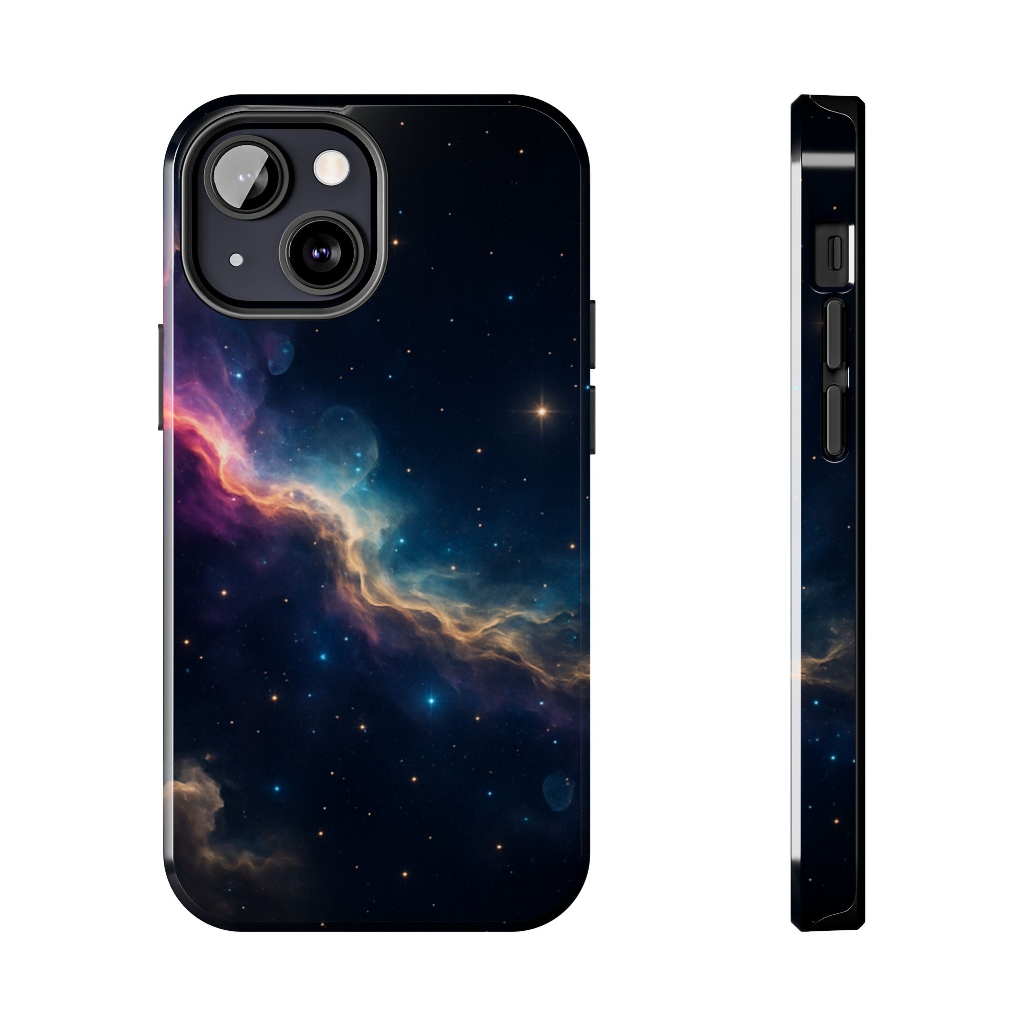 Galaxy Nebula Tough Phone Case — Space Starfield Protective Cover