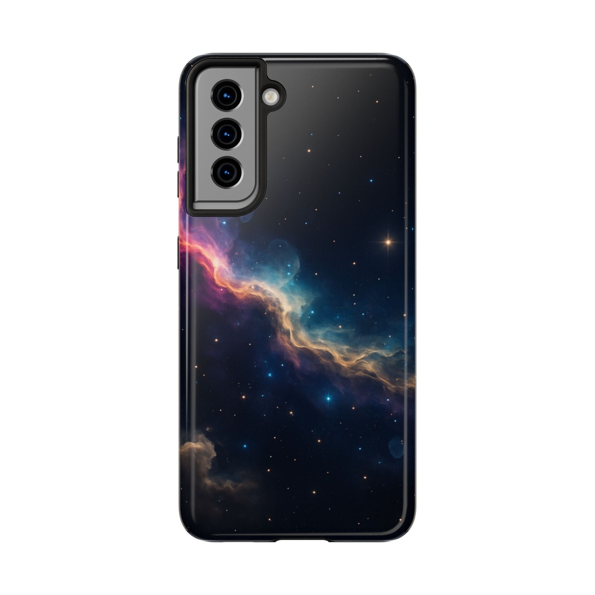 Galaxy Nebula Tough Phone Case — Space Starfield Protective Cover