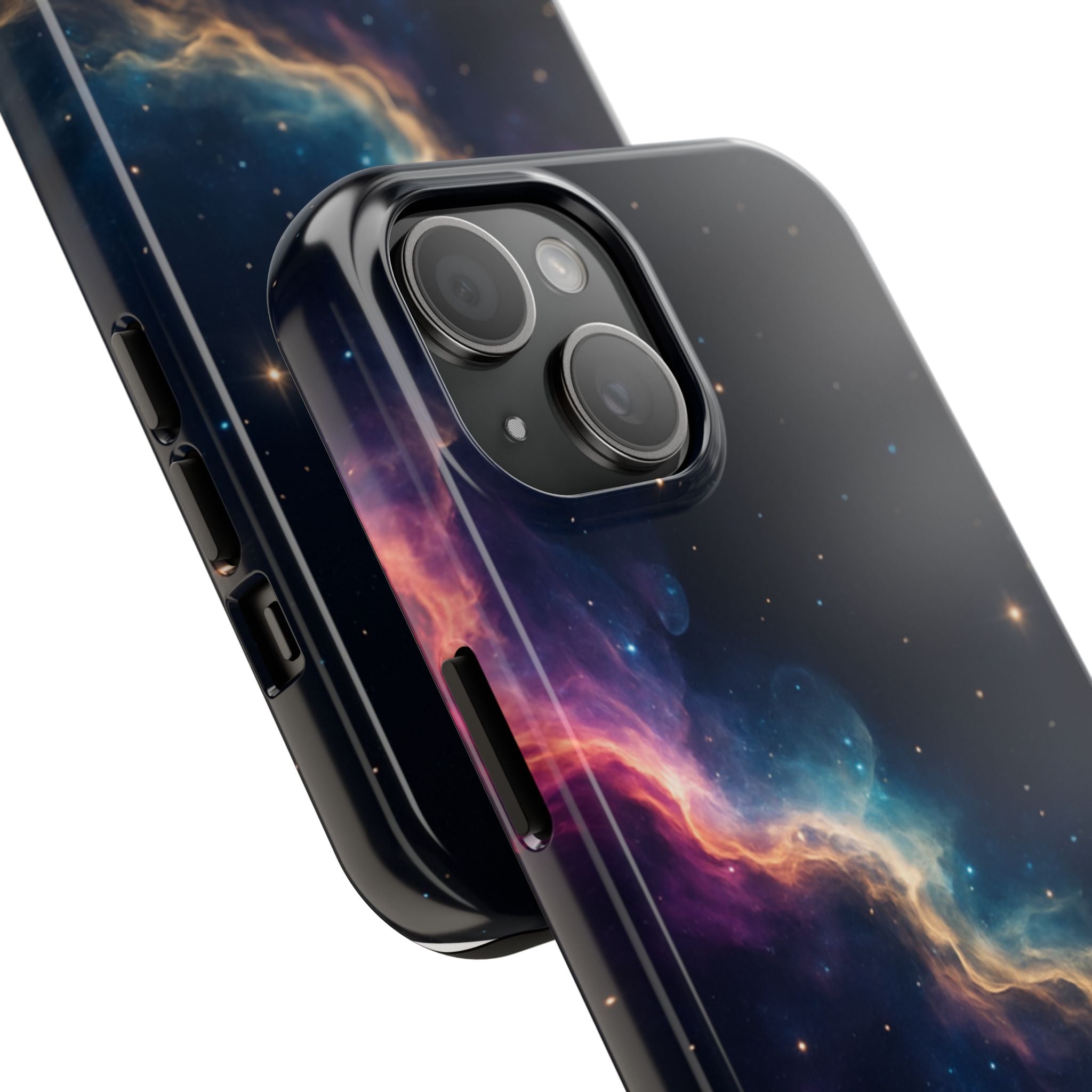 Galaxy Nebula Tough Phone Case — Space Starfield Protective Cover