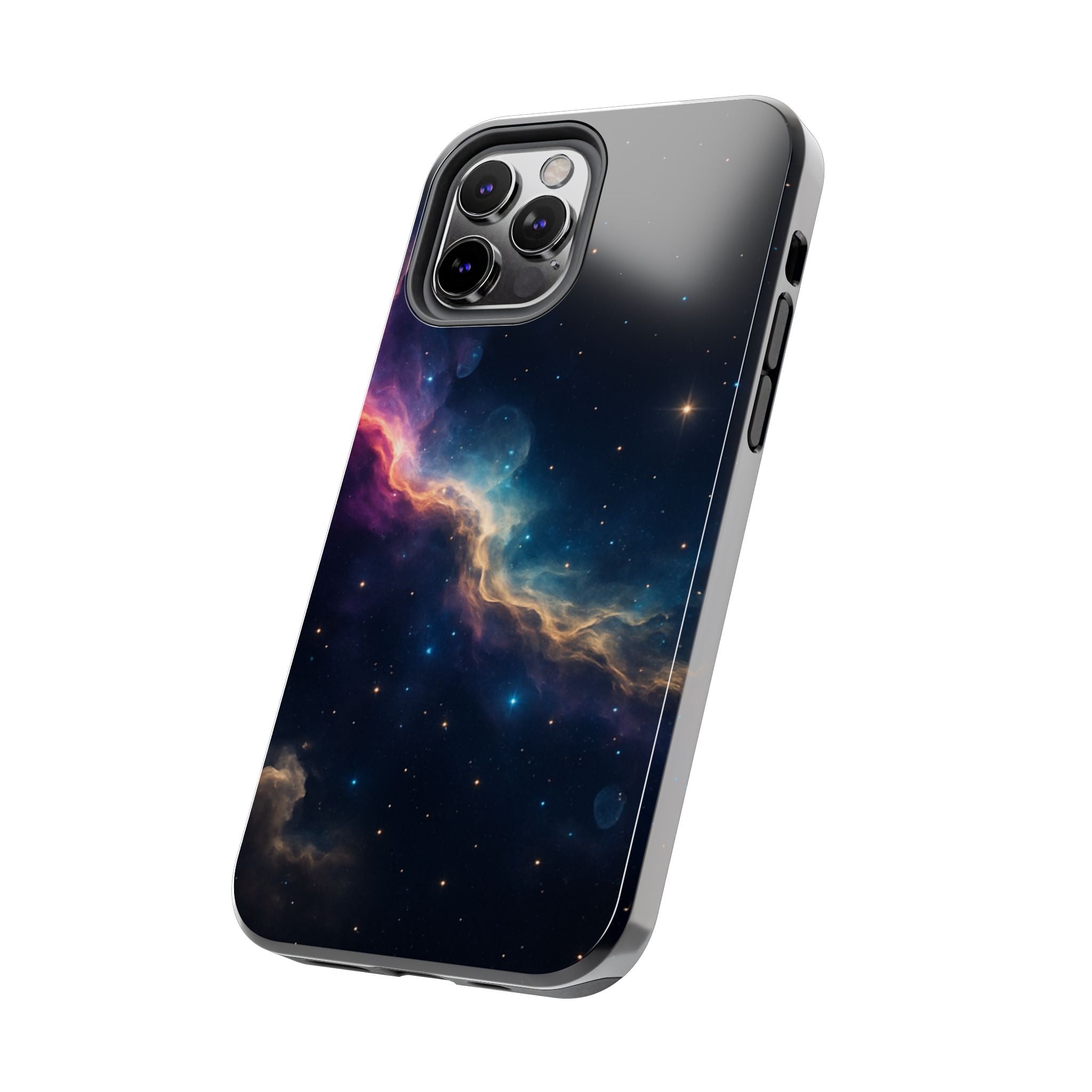 Galaxy Nebula Tough Phone Case — Space Starfield Protective Cover