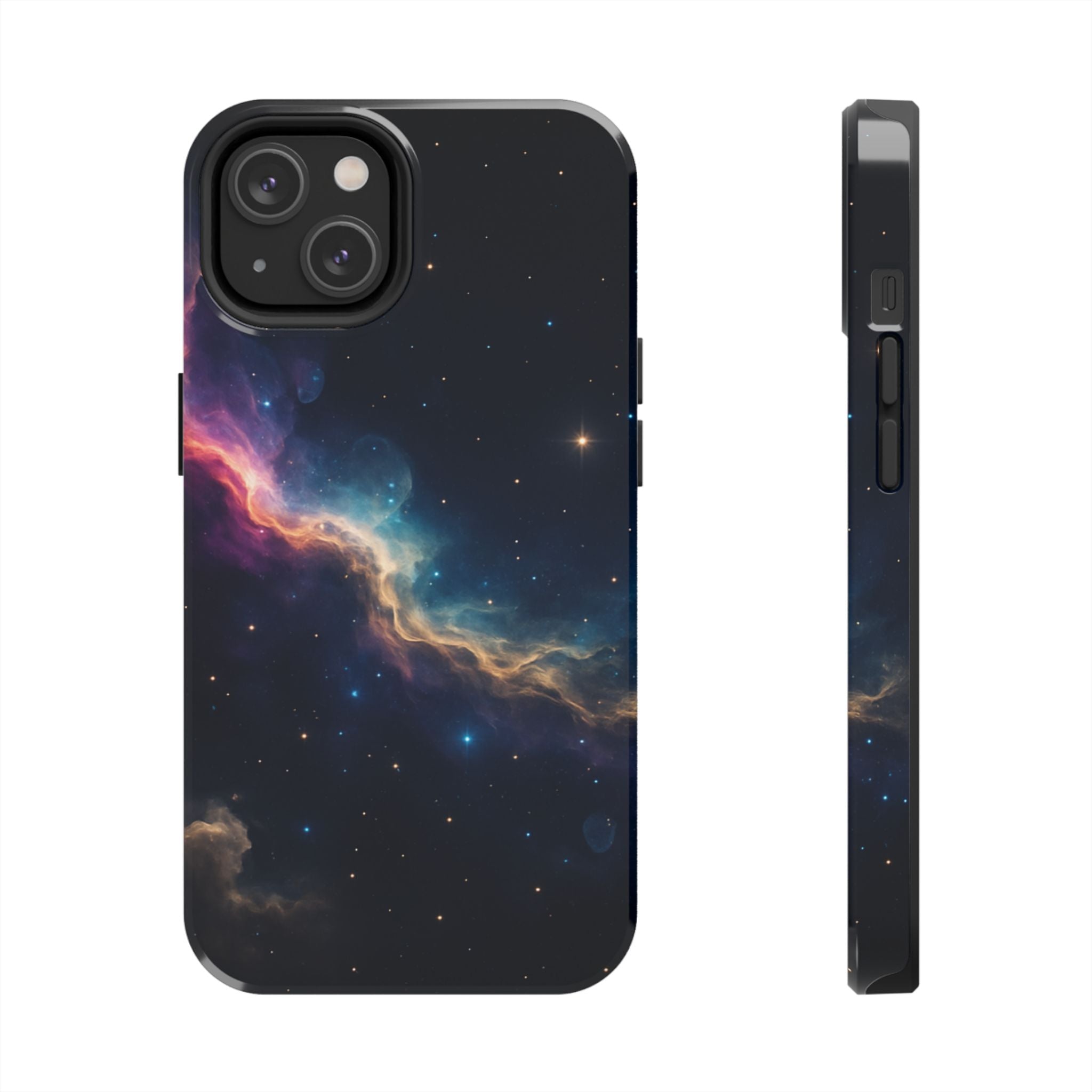 Galaxy Nebula Tough Phone Case — Space Starfield Protective Cover