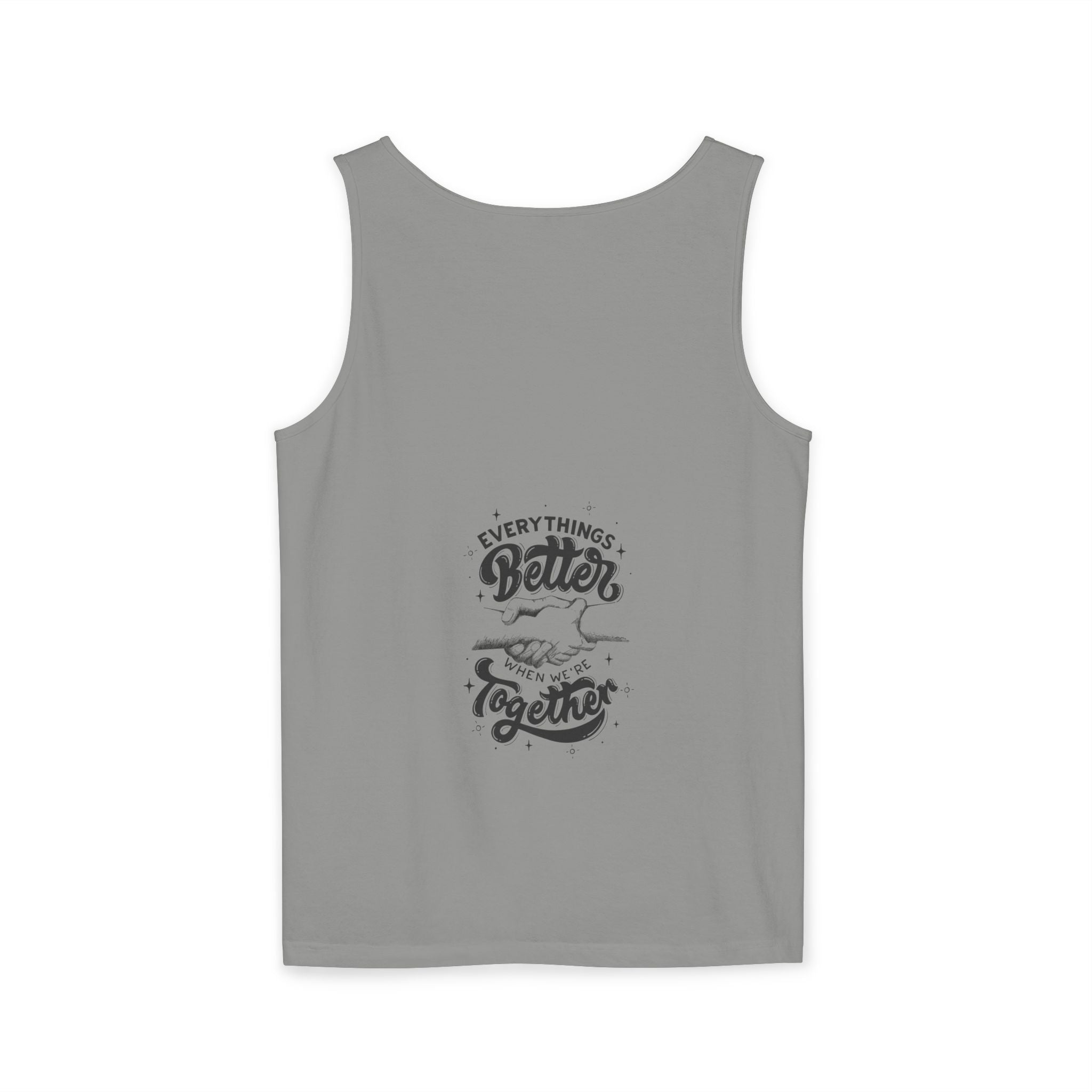 Everything's Better Together Tank Top — Handshake Friendship Graphic