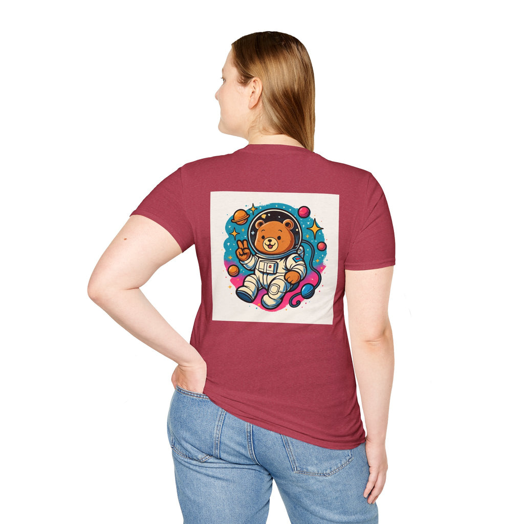 Astronaut Bear T-Shirt — Cute Space Bear Graphic Tee