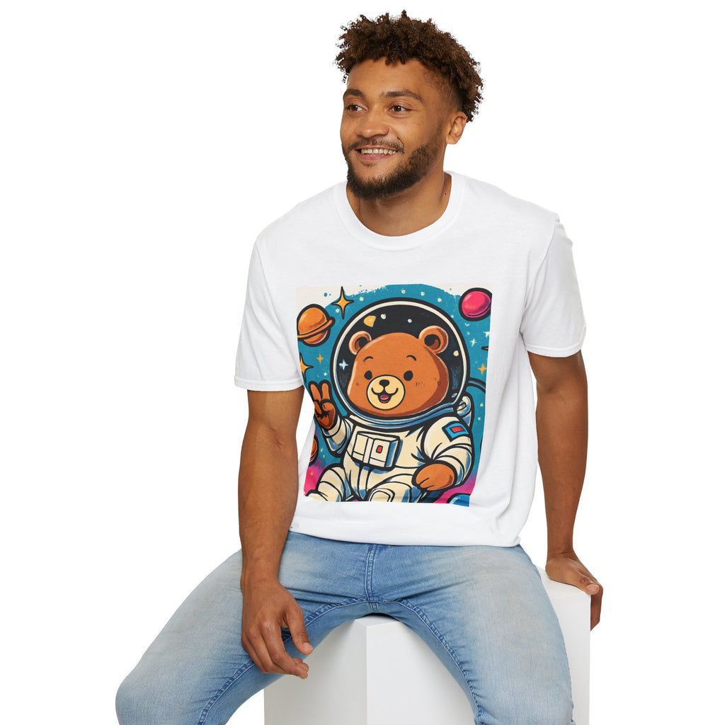 Astronaut Bear T-Shirt — Cute Space Bear Graphic Tee