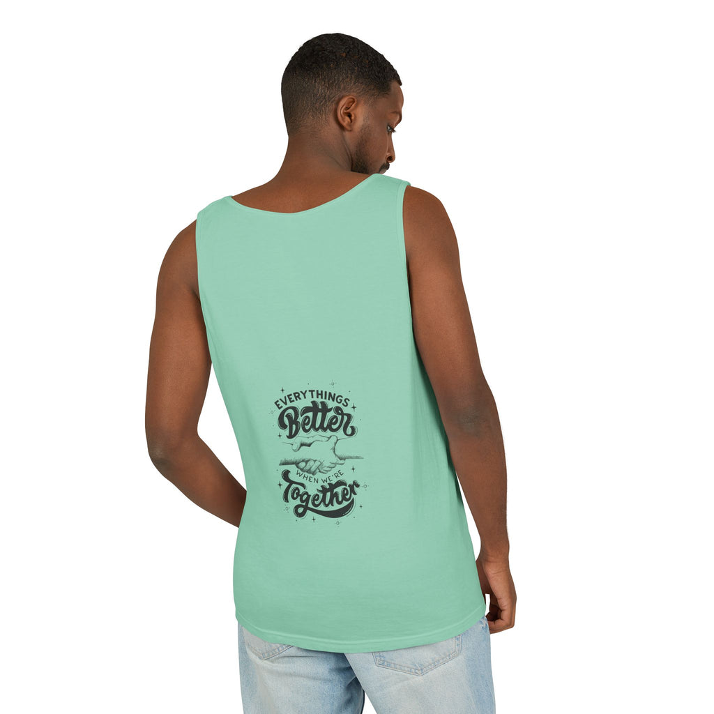 Everything's Better Together Tank Top — Handshake Friendship Graphic