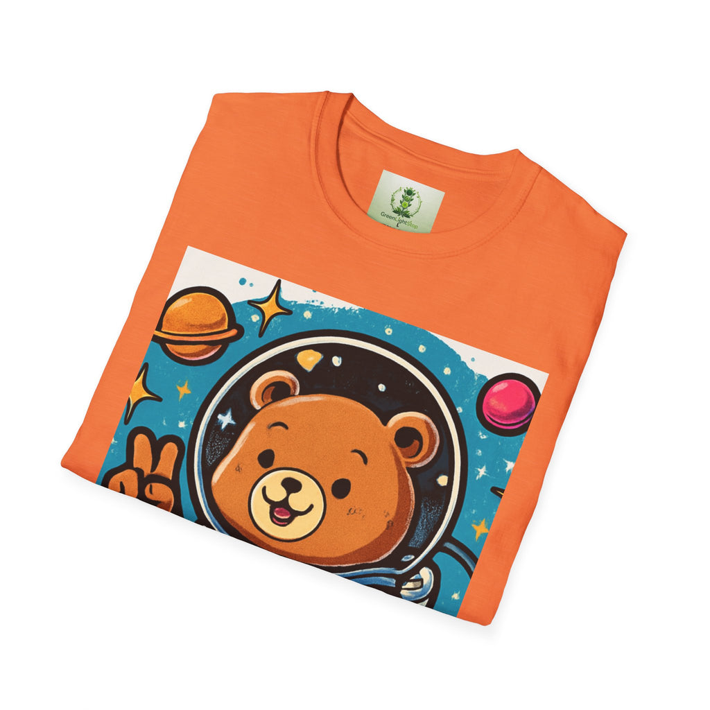 Astronaut Bear T-Shirt — Cute Space Bear Graphic Tee