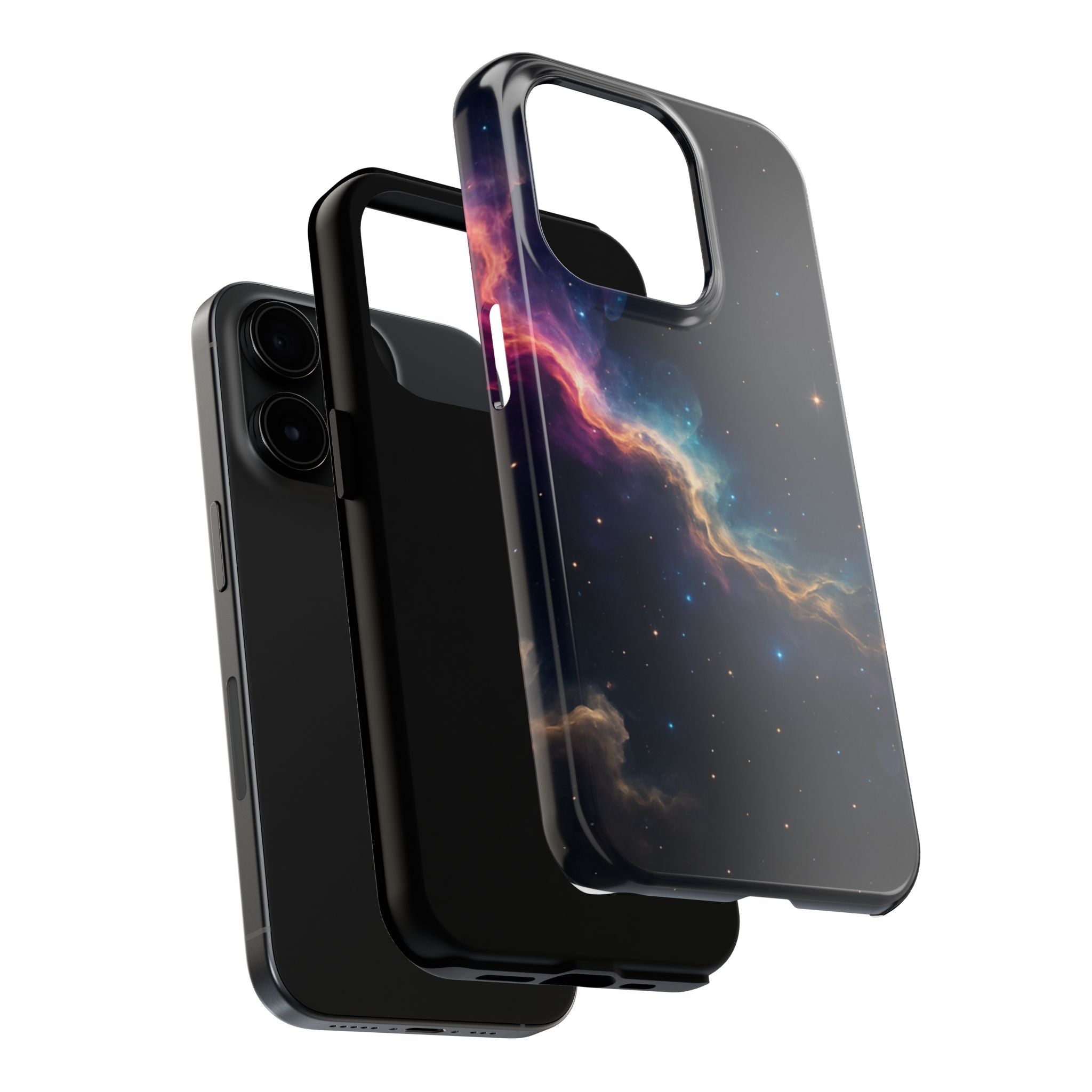 Galaxy Nebula Tough Phone Case — Space Starfield Protective Cover
