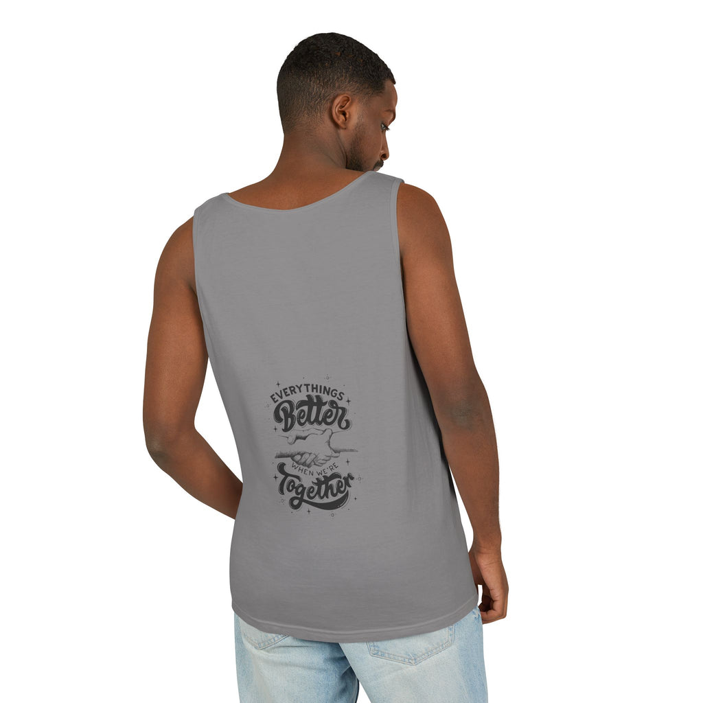 Everything's Better Together Tank Top — Handshake Friendship Graphic
