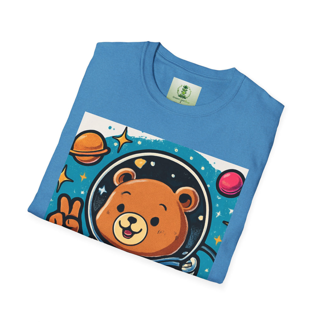 Astronaut Bear T-Shirt — Cute Space Bear Graphic Tee