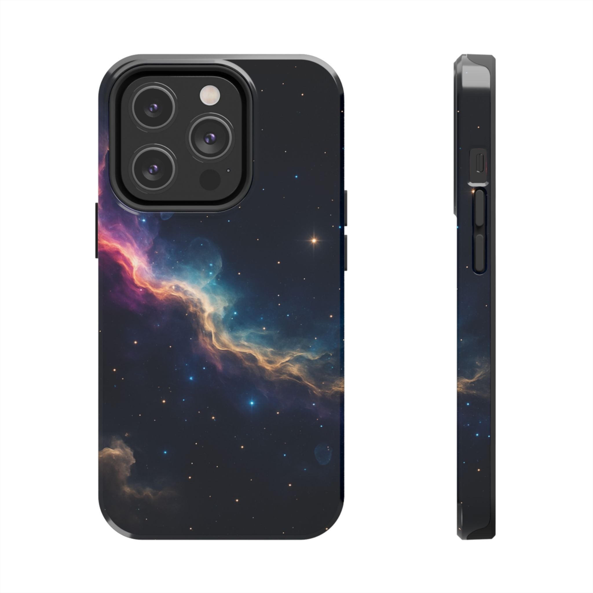 Galaxy Nebula Tough Phone Case — Space Starfield Protective Cover