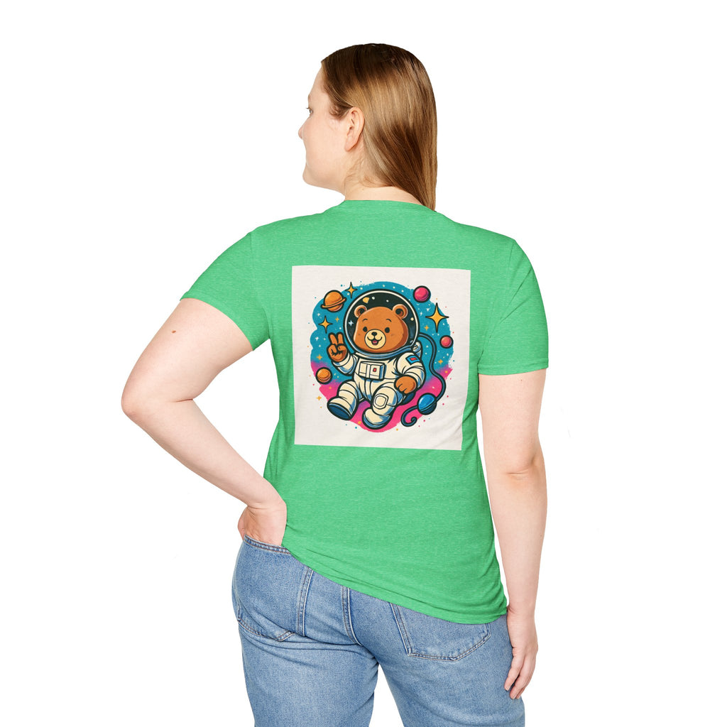 Astronaut Bear T-Shirt — Cute Space Bear Graphic Tee