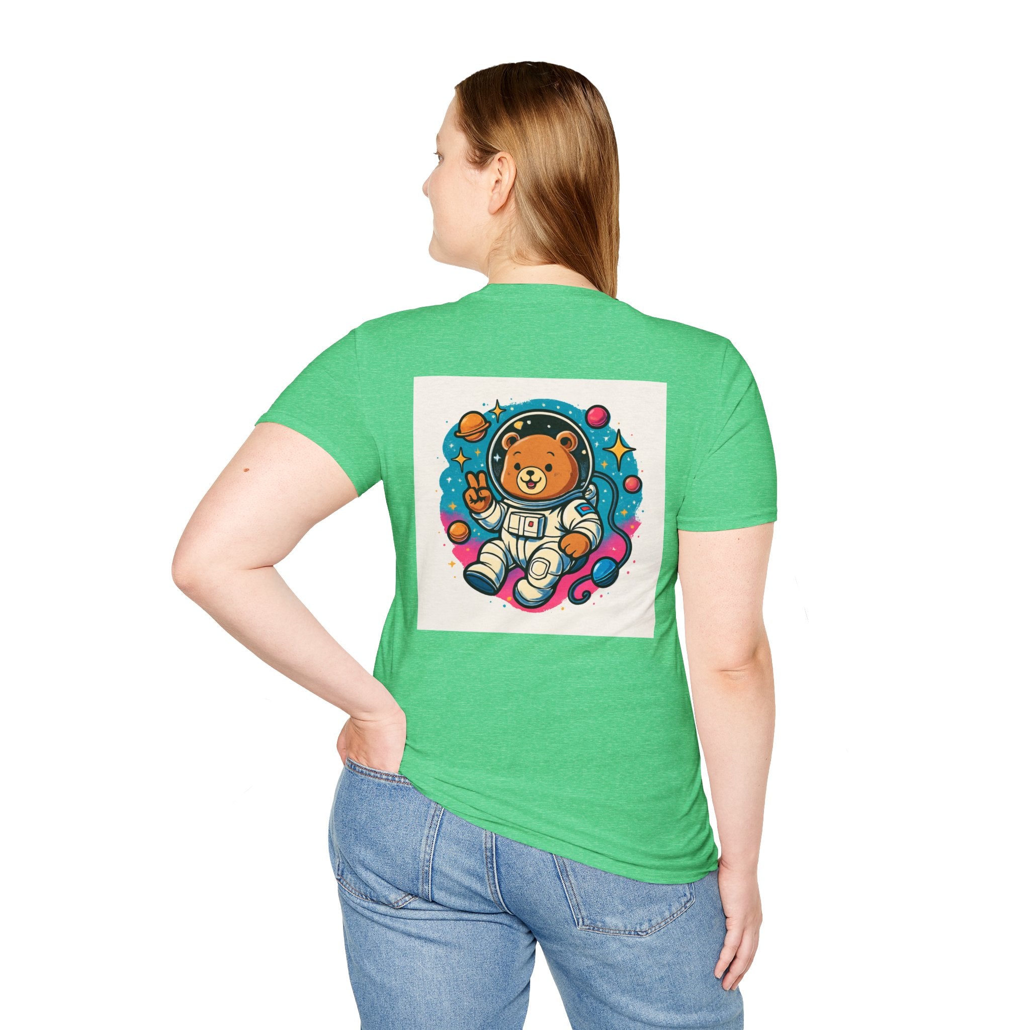 Astronaut Bear T-Shirt — Cute Space Bear Graphic Tee