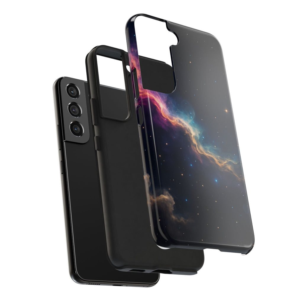 Galaxy Nebula Tough Phone Case — Space Starfield Protective Cover