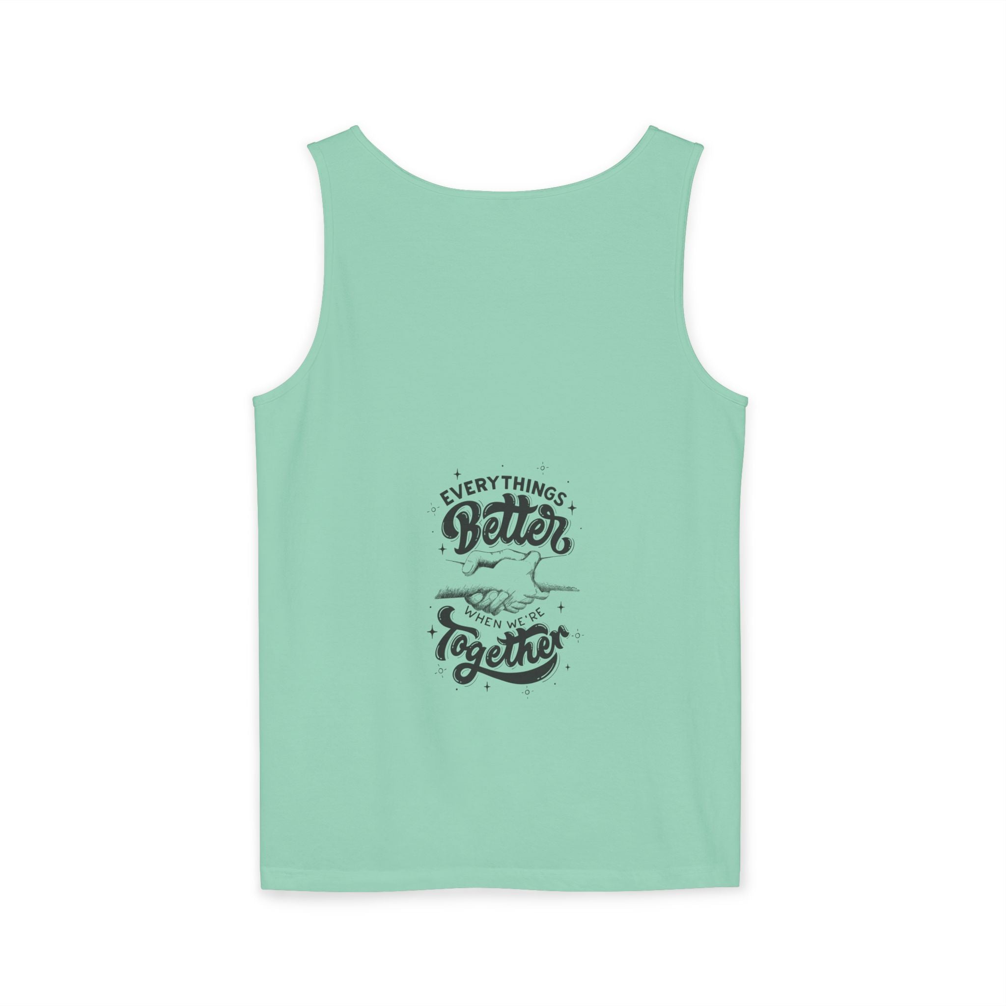 Everything's Better Together Tank Top — Handshake Friendship Graphic
