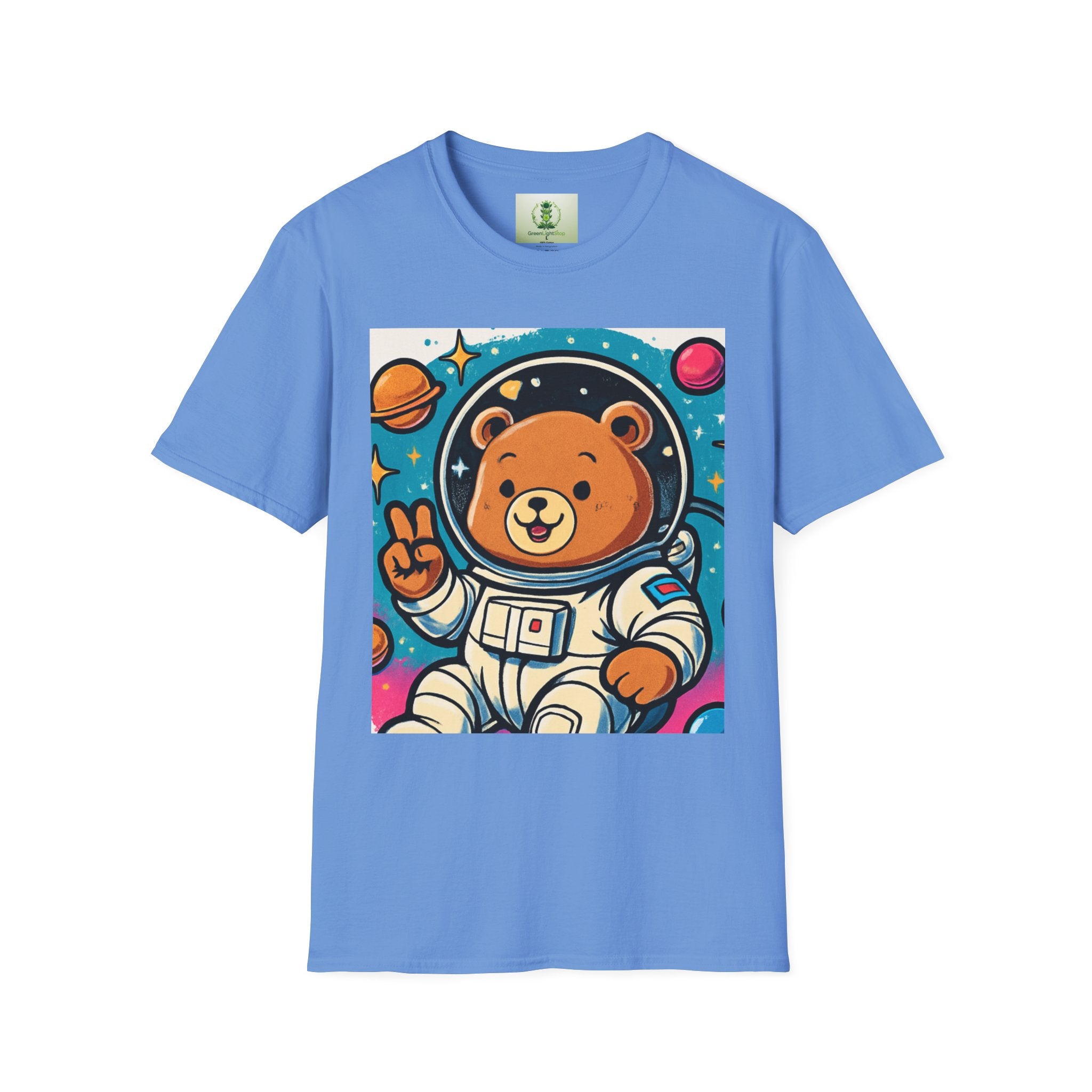 Astronaut Bear T-Shirt — Cute Space Bear Graphic Tee
