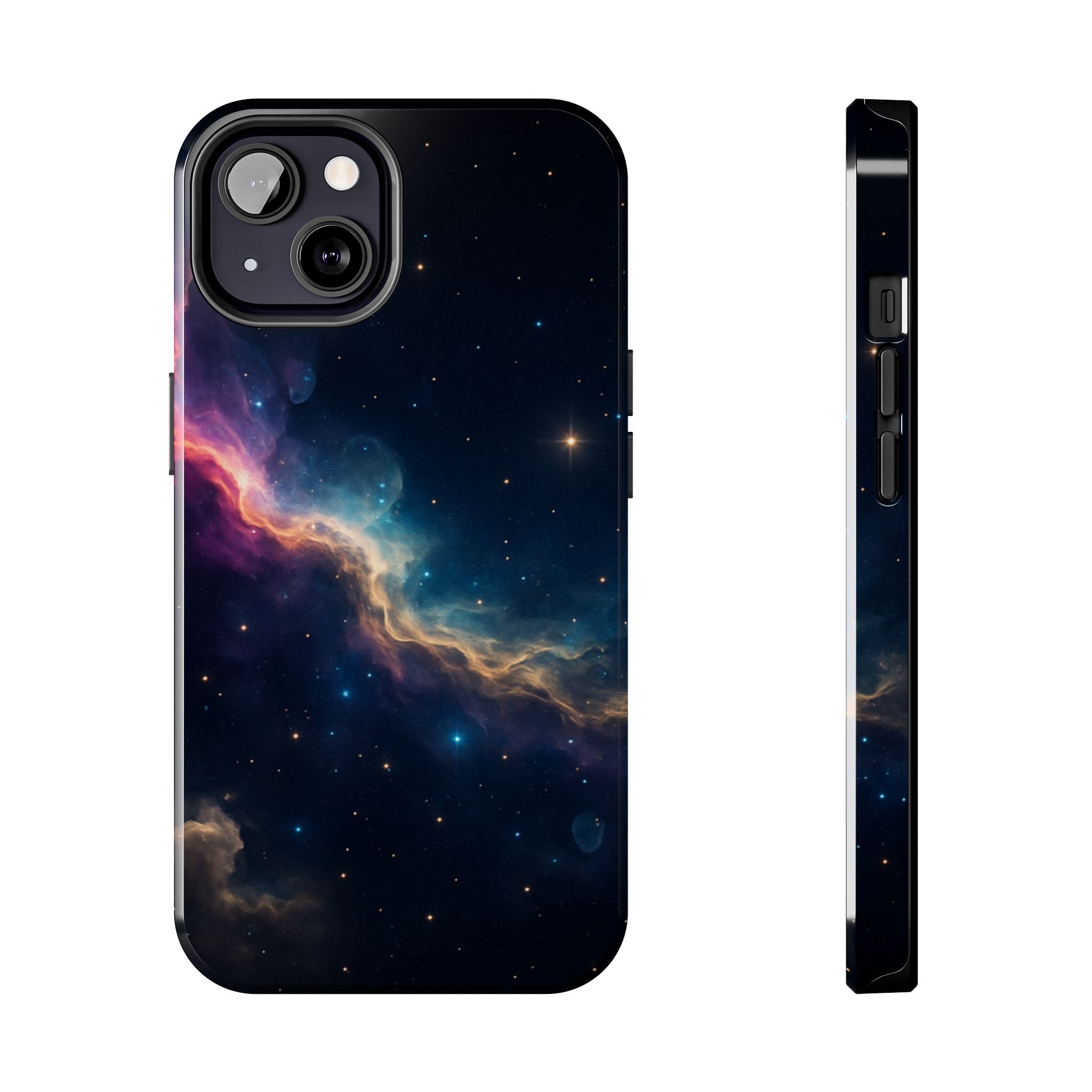Galaxy Nebula Tough Phone Case — Space Starfield Protective Cover