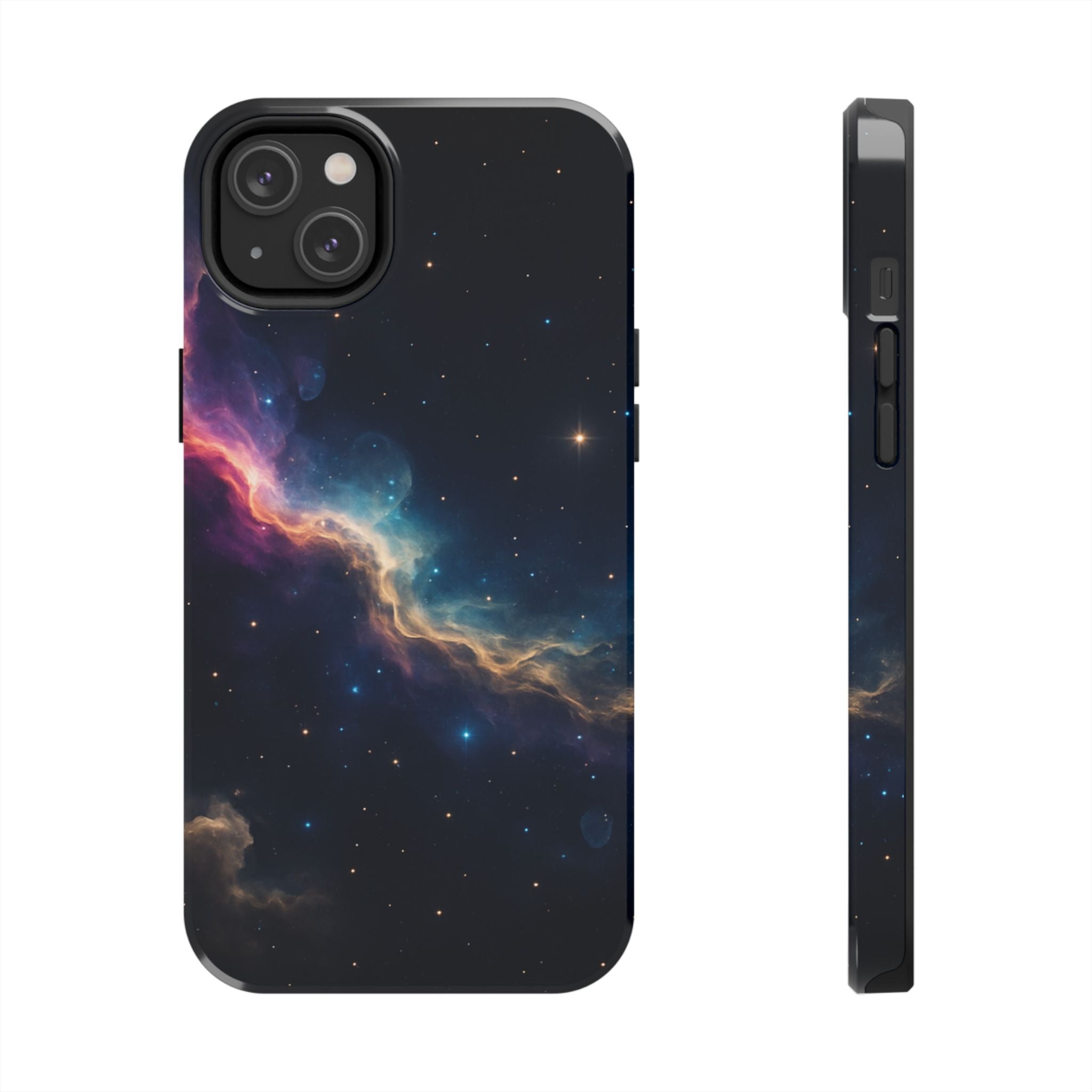 Galaxy Nebula Tough Phone Case — Space Starfield Protective Cover