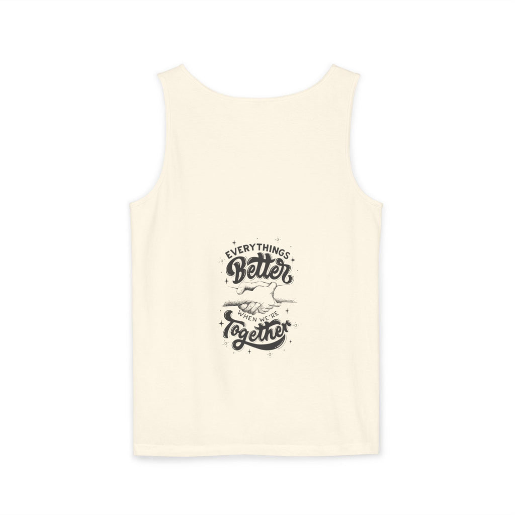 Everything's Better Together Tank Top — Handshake Friendship Graphic