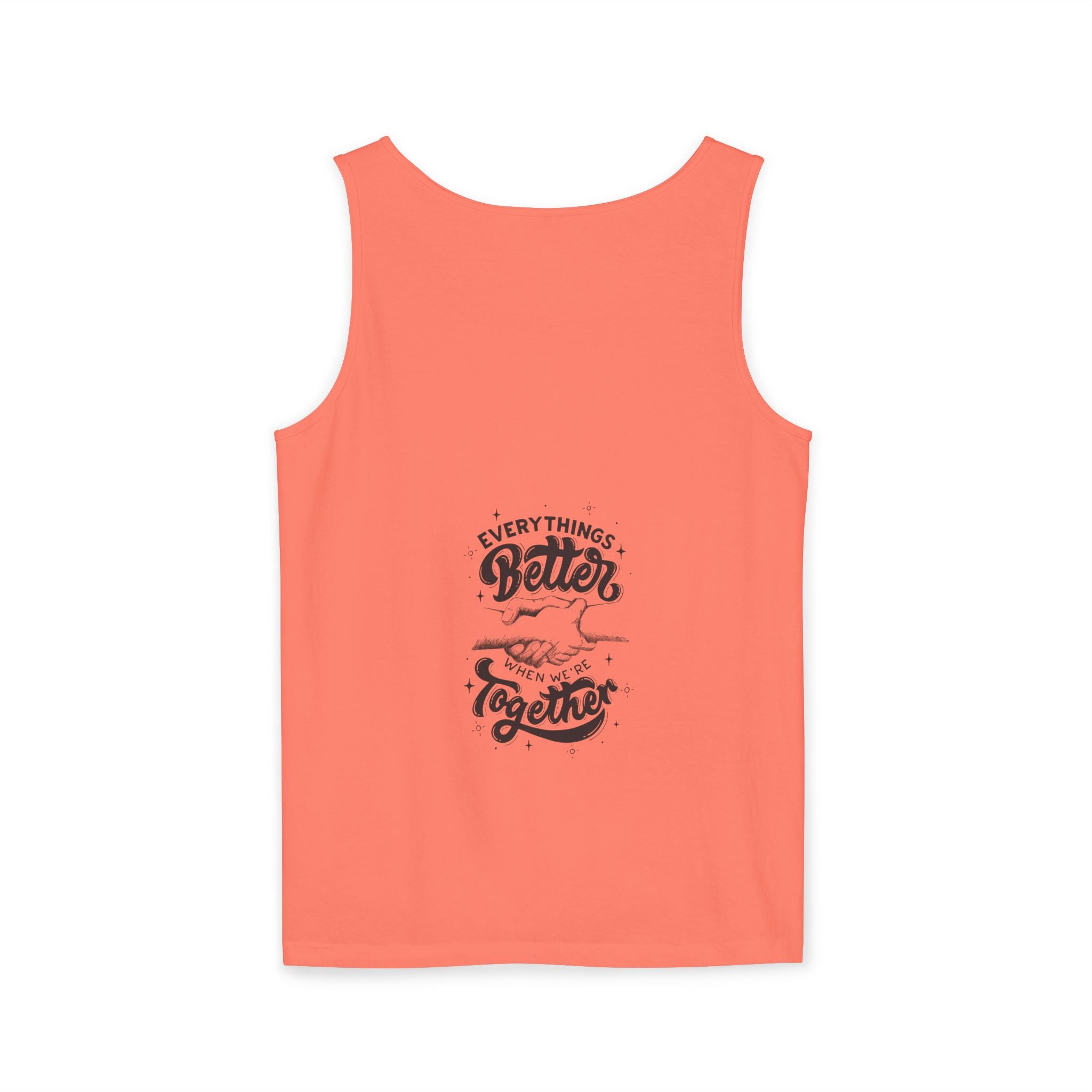 Everything's Better Together Tank Top — Handshake Friendship Graphic