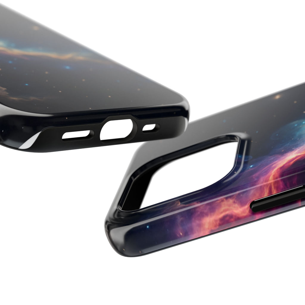 Galaxy Nebula Tough Phone Case — Space Starfield Protective Cover
