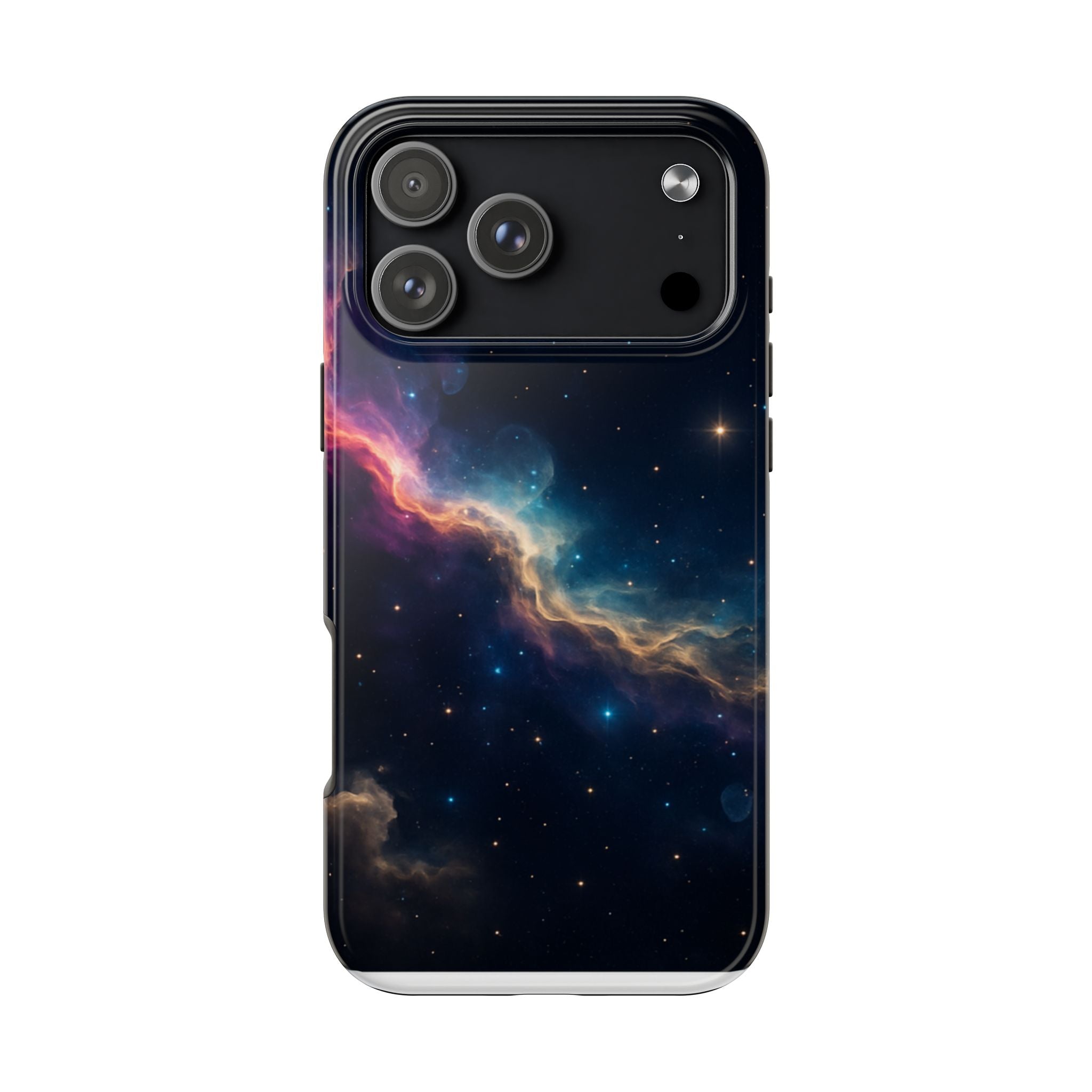 Galaxy Nebula Tough Phone Case — Space Starfield Protective Cover