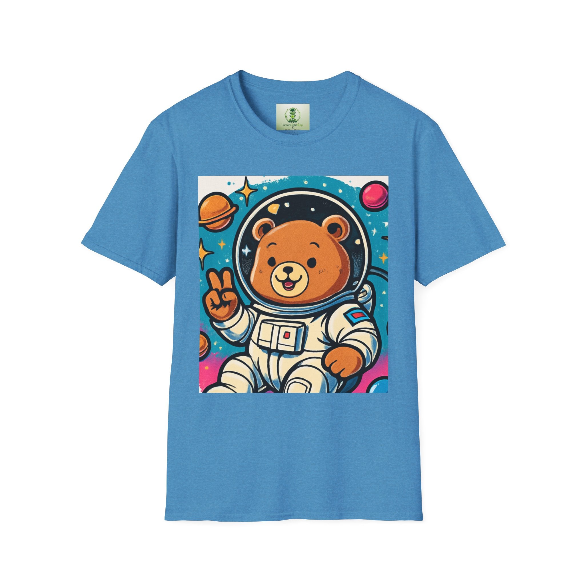 Astronaut Bear T-Shirt — Cute Space Bear Graphic Tee