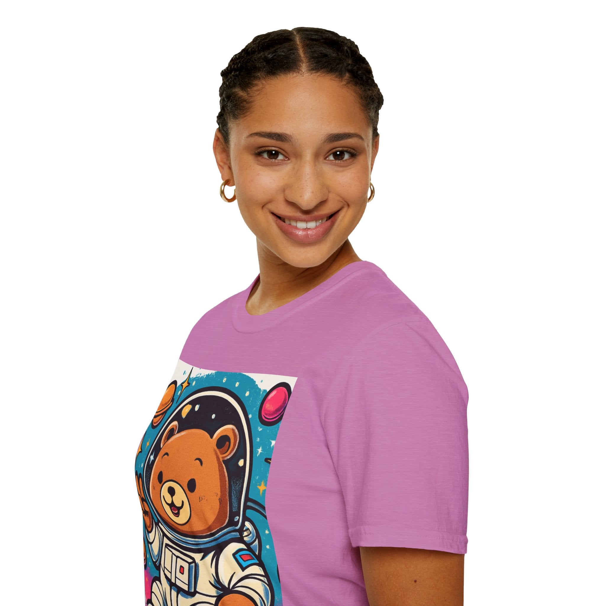 Astronaut Bear T-Shirt — Cute Space Bear Graphic Tee