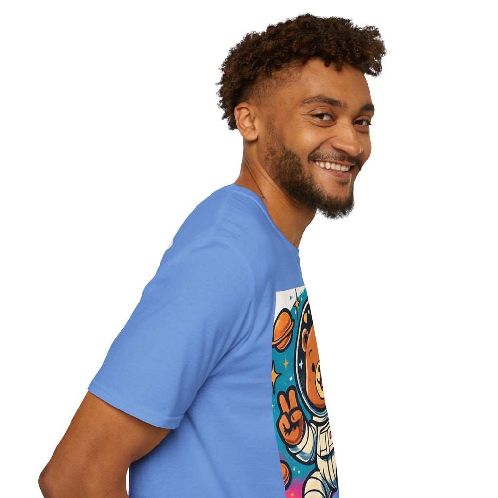 Astronaut Bear T-Shirt — Cute Space Bear Graphic Tee