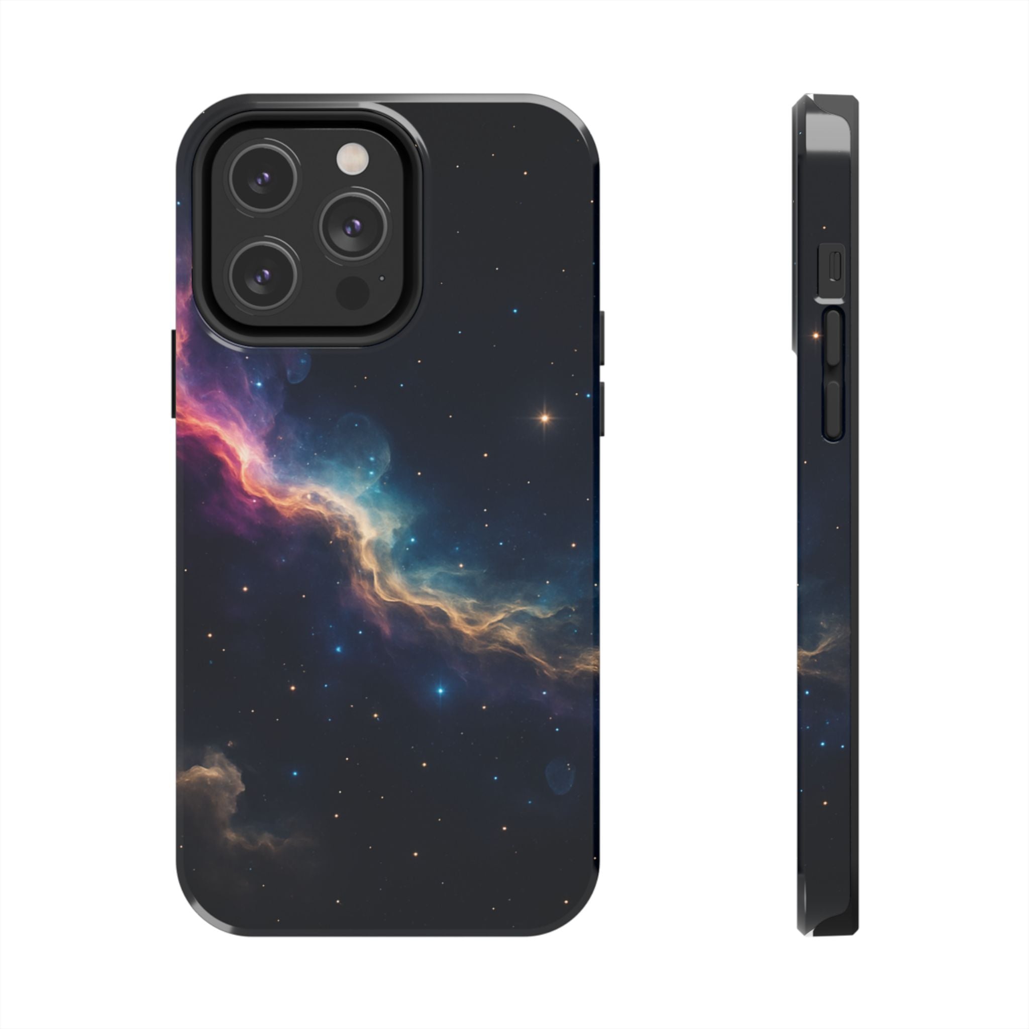 Galaxy Nebula Tough Phone Case — Space Starfield Protective Cover